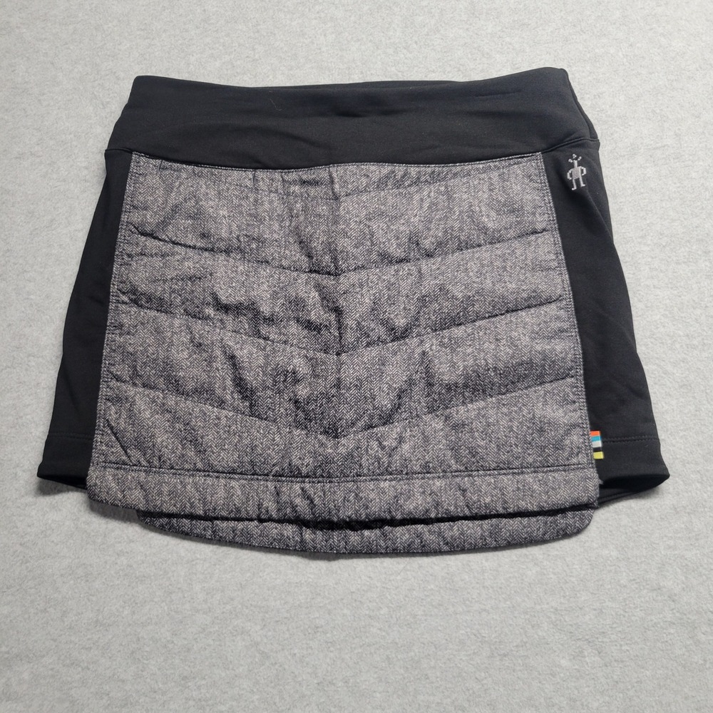 Smartwool Smartloft 60 Insulated Size XS Black Gray Herringbone Mini Skirt